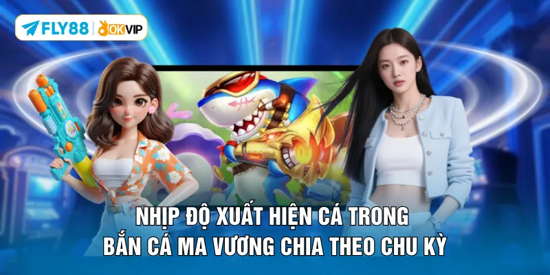 Nhịp độ xuất hiện cá trong bắn cá Ma Vương chia theo chu kỳ